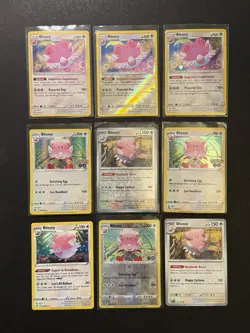 9 Blissey Pokemon Card SM SWSH SV Reverse Holo Cosmos Rare PTCG A5 - Image 1