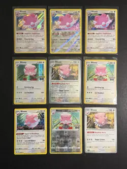 9 Blissey Pokemon Card SM SWSH SV Reverse Holo Cosmos Rare PTCG A5 - Image 2