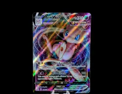 Pokemon TCG Mew VMAX 114/264 SWSH Fusion Strike Holo Card Near Mint Condition - Image 1