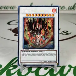 Jurrac Meteor HA04-EN029 Secret Rare 1st Edition Yugioh Card Light Play LP - Image 1