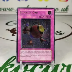Security Orb GLAS-EN089 Ultimate Rare 1st Edition Yugioh Card Light Play LP - Image 1