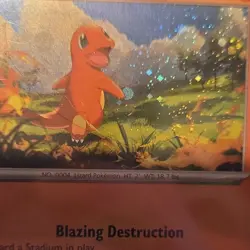 Pokemon TCG Charmander 007/091 Holo Basic 70 HP English Card *SWIRLS* - Image 3