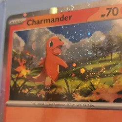 Pokemon TCG Charmander 007/091 Holo Basic 70 HP English Card *SWIRLS* - Image 5