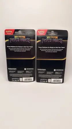 Pokemon TCG Mega Evolution Pitch Black Booster Pack 10 Cards + 2 Promos Coin - Image 2
