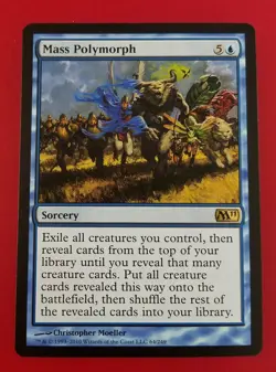 1x Mass Polymorph | M11 Magic 2011 | MTG Magic Cards - Image 1