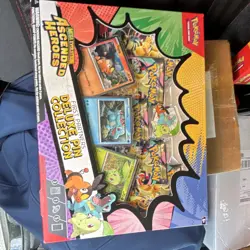 Pokemon TCG First Partners Deluxe Pin Collection Kit 3 Promo Cards 6+ - Image 1