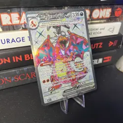 Pokemon TCG Charizard EX Holo Card 215/197 Obsidian Flames Series - Image 2