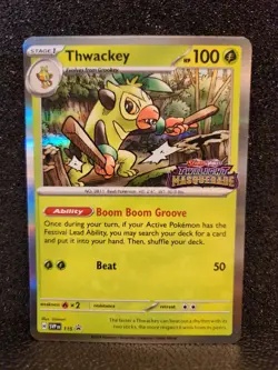 Thwackey 115 SV Scarlet & Violet Promo Cards Holo Twilight Masquerade Stamped - Image 1
