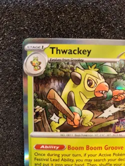 Thwackey 115 SV Scarlet & Violet Promo Cards Holo Twilight Masquerade Stamped - Image 2