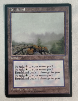 1x Brushland Ice Age MTG Magic the Gathering MP - Image 1