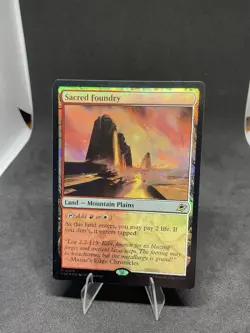 Sacred Foundry Edge of Eternities Foil MTG 0256 LP - Image 1