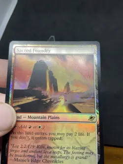 Sacred Foundry Edge of Eternities Foil MTG 0256 LP - Image 4