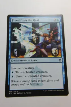 MTG Freed from the Real x1- -Masters 25-Lightly Played - Image 1