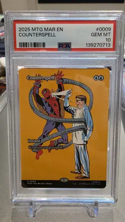 MAGIC THE GATHERING Spider Man #0009 Counterspell PSA 10 - Image 1
