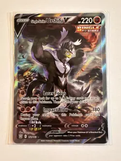 Single Strike Urshifu V 151/163 Battle Styles Alternate Full Art Pokemon TCG NM - Image 1