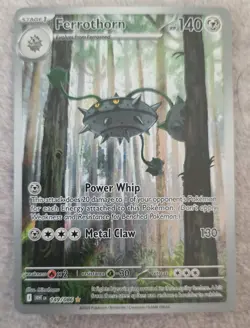 Pokemon Ferrothorn 149/086 Illustration Rare Sv: White Flare Full Art NM - Image 1