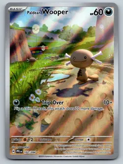 Pokemon TCG ME02: Phantasmal Flames Paldean Wooper 102/094 Illustration Rare - Image 1