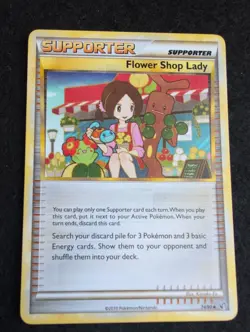 Pokemon Undaunted Flower Shop Lady 74/90 Non Holo Uncommon - Image 1