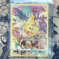 Pikachu 160/159 Crown Zenith Secret Rare Full Art Holo Pokemon TCG EN NM - Image 1