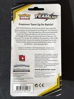 Pokemon TCG Sun & Moon Team Up Checklane Blister Mimikyu Promo - Image 2