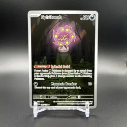 Pokemon Spiritomb Me01: Mega Evolution Illustration Rare Holo 80 HP 148/132 - Image 1