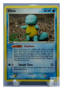 Pokemon Ditto (Squirtle) 40/113 EX Delta Species English NM - Image 1