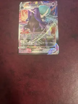Shadow Rider Calyrex VMAX 075/198 Holo VMAX Rare Chilling Reign Pokemon NM - Image 3