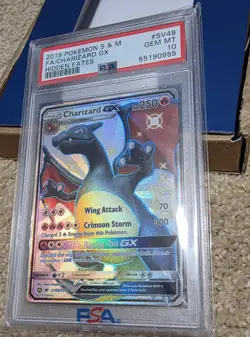 Pokemon S&M Hidden Fates Charizard GX SHINY VAULT HOLO RARE SV49/SV94 - PSA 10 - Image 4