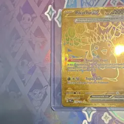 Pokemon TCG Pikachu ex 179/131 Sv Prismatic Evolutions Hyper Rare Holo FA - Image 2
