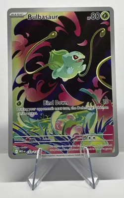 Pokemon Bulbasaur 133/132 Me01: Mega Evolution Holo NM Condition - Image 1