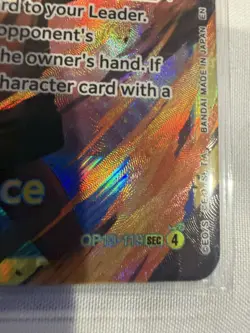 Portgas D Ace - OP13-119 - SEC - ONE PIECE TCG Carrying On His Will NM - Image 4