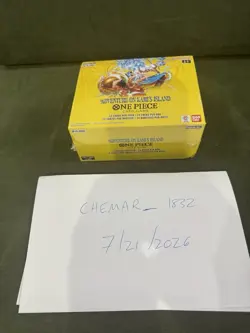 One Piece OP15/EB04 Adventure on KAMI’S Island Booster Box ENGLISH Bent Corner - Image 1