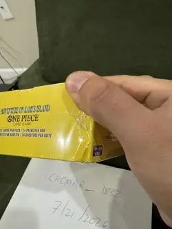 One Piece OP15/EB04 Adventure on KAMI’S Island Booster Box ENGLISH Bent Corner - Image 3