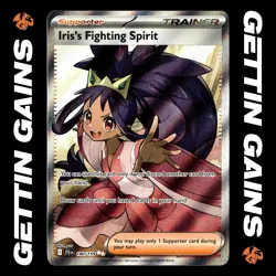 Iris's Fighting Spirit - 180/159 - Ultra Rare - Journey Together - NM/M - Image 1