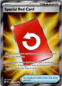 Special Red Card - Holo Ultra Rare ME04: Chaos Rising 113/086 NM - Image 1