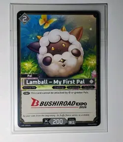 Anime Expo 2026 Palworld TCG Lamball Promo Card English Exclusive SHIPS SLEEVED - Image 1