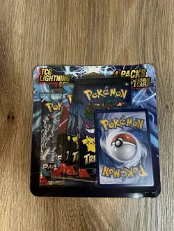 Pokemon TCG Lightning Set 4 Packs + 1 Bonus Card-Error 6 PACKS!!!￼ - Image 1