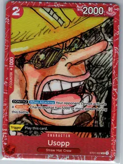 Usopp Premium Card Collection FILM RED Edition ST01-002 - One Piece - NM - Image 1