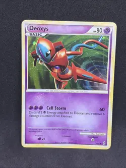Pokemon Deoxys Holo Rare TCG Card Call of Legends 2/95 VLP/EXC - Image 1