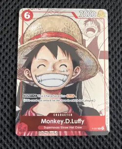 Monkey D Luffy P-001 Alternate Art Manga Promo 25th Collection Card - Image 1