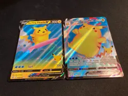 Pokemon Card TCG - Surfing Pikachu V & VMAX Ultra Rare Celebrations Near Mint - Image 4