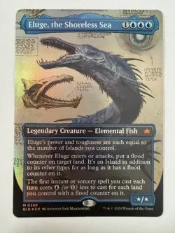 Eluge, the Shoreless Sea (Borderless) - FOIL Near Mint MTG Bloomburrow - Image 1
