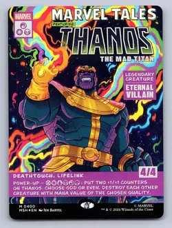 Thanos, The Mad Titan (Borderless) (0400) 400 Marvel Super Heroes Magic - Image 1