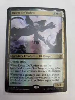 mtg, Drizzt Do'Urden Adventures in the Forgotten Realms Foil NM - Image 1