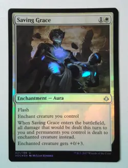 Saving Grace *FOIL Uncommon* Magic MtG x1 Hour of Devastation SP - Image 1