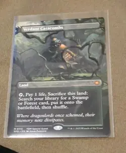MTG Verdant Catacombs (0113) Borderless Special Guest SPG NM/MT Tarkir TDM - Image 1