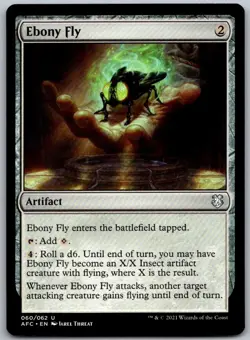 Ebony Fly 60 Commander: Adventures in the Forgotten Realms Magic: The Gathering - Image 1