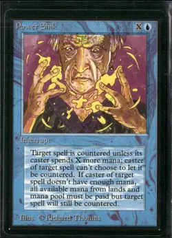 1993 MTG Magic the Gathering Beta Power Sink - Image 1
