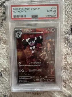 PSA 10 Pokemon Gothorita SV2P JP Ilustration Rare - Image 1