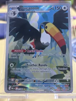Nintendo Pokemon TCG Toucannon 094/084 Pitch Black Secret Rare Full Art Holo EN - Image 1
